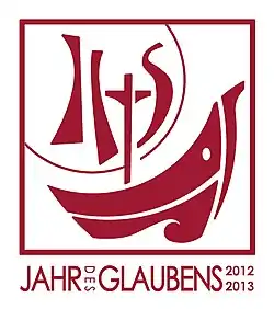 IHS im Logo für das Jahr des Glaubens 2012/13