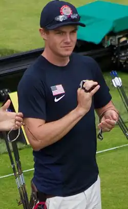 Jake Kaminski während der Olympischen Spiele 2012