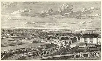 Panorama von der Sternwarte Mannheim aus, 1790