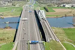 Jan Blankenbrug und alte Lekbrücke