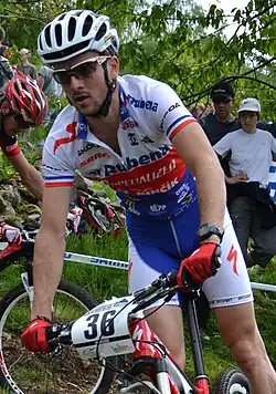 Jan Škarnitzl beim Weltcup in La Bresse (2012)
