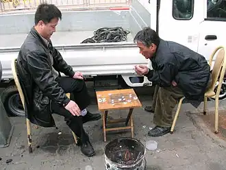 Janggi-Partie in Seoul