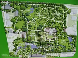 Grundriss der Gärten