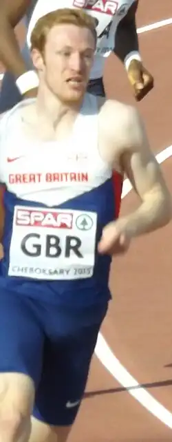 Jarryd Dunn – ausgeschieden als Sechster in 45,49&nbsp;s