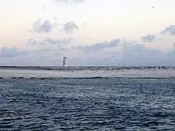 Jarvis Island mit Leuchtturm