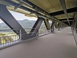 Fuß- und Radweg der neuen Jauntalbrücke ab Juni 2024