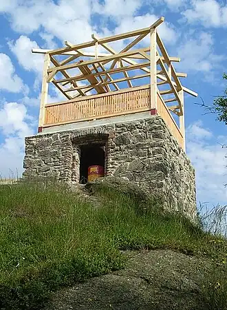 Altan auf der Jeřabina (Bauzustand, Juni 2009)