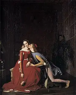 Jean Auguste Dominique Ingres, Paolo und Francesca, 1819