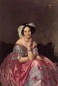 Porträt von Baroness James de Rothschild. 1848. Öl/Leinen. 142 × 101&nbsp;cm. Privatsammlung