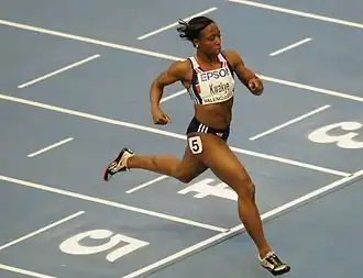 Jeanette Kwakye Rang sechs in 11,48&nbsp;s