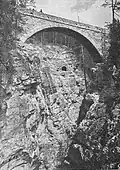 Talseite der Brücke ca. 1909