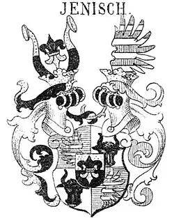 Wappen 1790 für Bernard Jenisch
