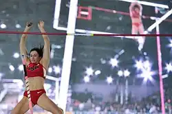 Die Olympiazweite von 2008 Jennifer Suhr belegte Rang&nbsp;vier