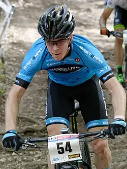 Jens Schuermans beim Weltcup in Albstadt (2016)