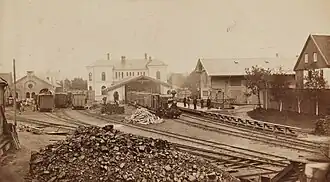 Bahnhof Kalvskinnet, 1883