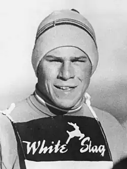 Skifahrer Jerry Martin Pressefoto, 1970