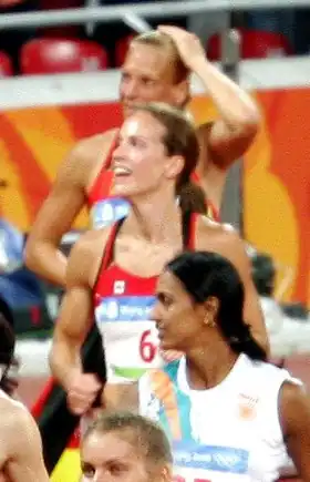 Jessica Zelinka bei den Olympischen Spielen 2008