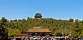 Jingshan-Park vom Nordtor der Verbotenen Stadt