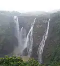 Jog Falls zu Beginn des Monsuns