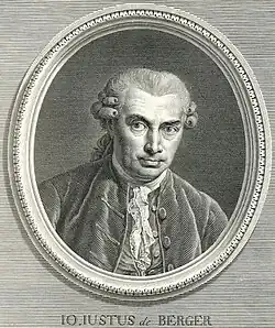 Johann Just von Berger (1723–1791)