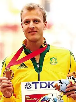 Bronzemedaillengewinner Johan&nbsp;Cronje