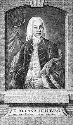 Johann Caspar Heimburg (*&nbsp;1702)