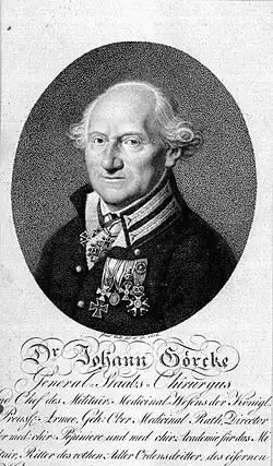 Johann Goercke, Gründer der Pépinière