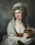 Giovanni Battista Lampi: Zofia de Witte als Vestalin, 1788/91, Trient.