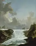 Der Rhonegletscher, um 1775