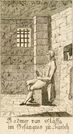 "Vom Gefängnis zum Senatspräsidium" Johann Jakob Bodmer (1737–1806)