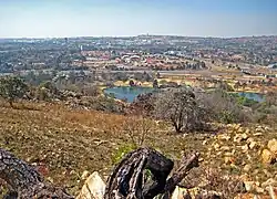 Blick von Nordwesten auf Bedfordview