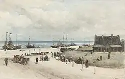 Johannes Bosboom: Der Strand von Scheveningen (1873), Rijksmuseum Amsterdam