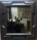 Jan Vermeer: Lautenspielerin am Fenster (1664), Öl auf Leinwand, 51,4 × 45,7 cm, Metropolitan Museum of Art, New York
