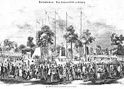 Johannisfestszene um 1840