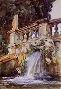 John Singer Sargent, Villa Torlonia Frascati Italy