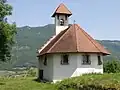 Kapelle Saint-Romain auf dem Aussichtspunkt über der Rhône
