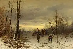 Auszug aus der Burg, 1883