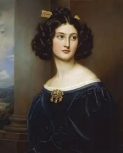 Joseph Karl Stieler: Nanette Kaulla, 1829. Ein weiteres Porträt aus der Schönheitengalerie Ludwigs I.