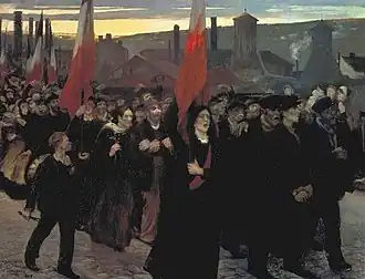 Jules Adler: Der Streik in Le Creusot, 1899, Öl auf Leinwand, Musée des beaux-arts de Pau