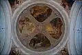 Deckenmalerei in der Adolf-Friedrich-Kirche