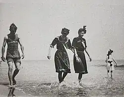 Leute am Strand, 1904