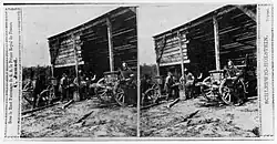 Feldschmiede des preußischen Artillerie-Parks bei Nübbel