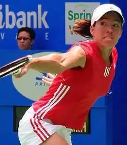 Die belgische Turniergewinnerin Justine Henin (* 1992).