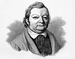 Lithographie nach der Zeichnung