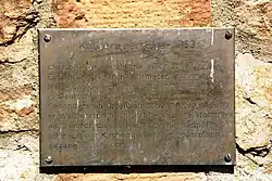 Kälberau, Michel­bacher Straße: Informationstafel bei der Kälberauer Elle