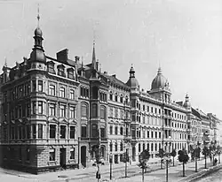 Hohenstaufenring, Ostseite (um&nbsp;1886)