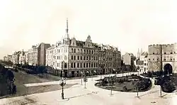 Rudolfplatz mit Hahnentorburg (um 1886)