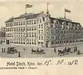 Brückenstraße 19–21 – Hotel Disch (Oktober 1912)