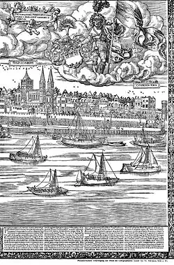 Blatt 9: St. Kunibert, Kunibertstor und Thürmchen (1531)