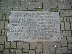 Polizeigebäude Schildergasse, Sitz der Gestapo 1933/35